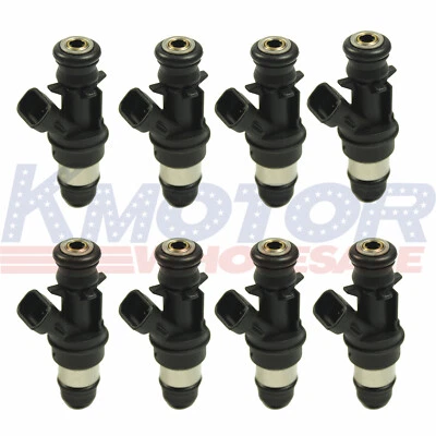 Juego de 8 inyectores de combustible de 28 lb para Chevrolet y GMC Cadillac 6,0 L 4,8 L 5,3 L 01-07 Foto 1 de 4