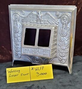 WATLING REPRO NICKEL PLATED LOWER CASTING ANTIQUE SLOT MACHINE CASTING #WLFP3000