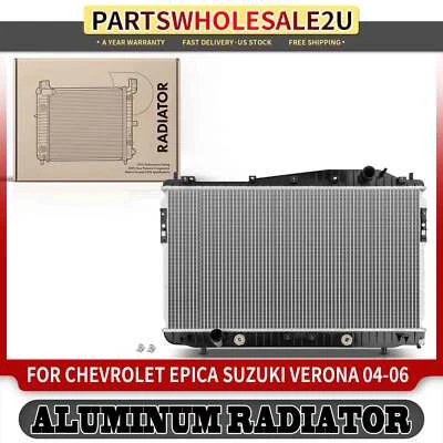 Radiador con enfriador de aceite para Chevrolet Epica Suzuki Verona 04-06 2,5 L transmisión automática Foto 1 de 4