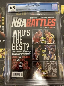 Slam Magazine Presents: NBA Battles Cover CGC 8.5! Jordan Vs Kobe! Pop 1! Rare! - Picture 1 of 6