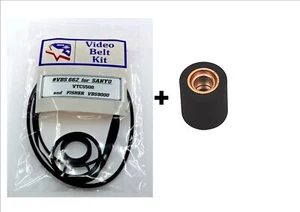 VCR Belt KIT for SANYO VTC-5500, FISHER VBS-9000 + PINCH ROLLER - Picture 1 of 5