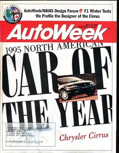 AutoWeek Magazine January 9-15 1995 Chrysler Cirrus EX w/ML 022717nonjhe - Imagen 1 de 1