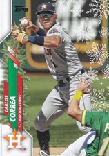 2020 Topps Holiday Carlos Correa #HW131 Houston Astros 
