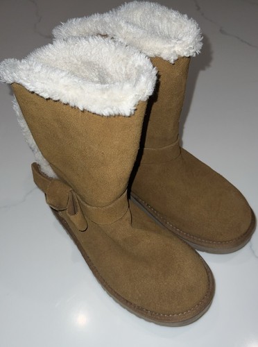 Stivali Koolaburra by UGG scamosciati castagno marrone nuovi senza scatola taglia 7 USA EU 38