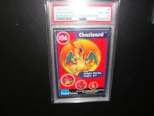1999 Pokemon Burger King Perforated Charizard card #6 Psa 6