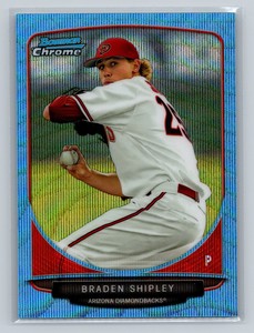 Braden Shipley 2013 Bowman Draft Picks & Prospects Blue Wave