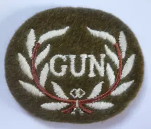 VESTIDO DEL EJÉRCITO BRITÁNICO NO2 ""RARDEN GUNNER"" PARCHE DE CALIFICACIÓN. - Imagen 1 de 1