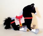 Disney Mulan Horse KHAN Black War Horse Stuffed Animal Plush 15"