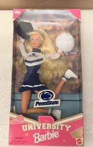 University of Penn State Cheerleader 1996 Barbie Doll - FREE Shipping!