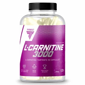 Trec Nutrition L-Carnitine 3000 - 120 Caps | High Strength Fat Metabolism Aid - Picture 1 of 2