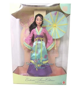 Spring Blossom Mulan Disney Collector Puppe Enchanted Seasons 29191 Geisha Mattel - Bild 1 von 12