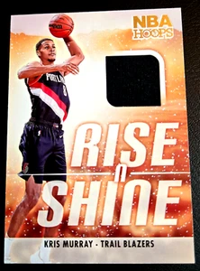 Maglia KRIS MURRAY 23-24 NBA Hoops Rise n' Shine reliquia RC PORTLAND TRAILBLAZERS - Foto 1 di 2