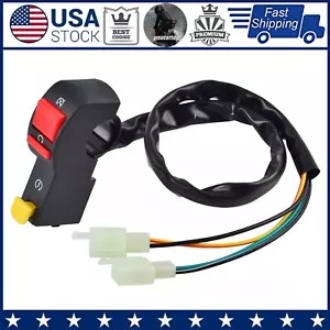 Electric Kill Stop Starter Switch Handlebar ON OFF Button ATV Quad Pit Dirt Bike - Picture 1 of 7