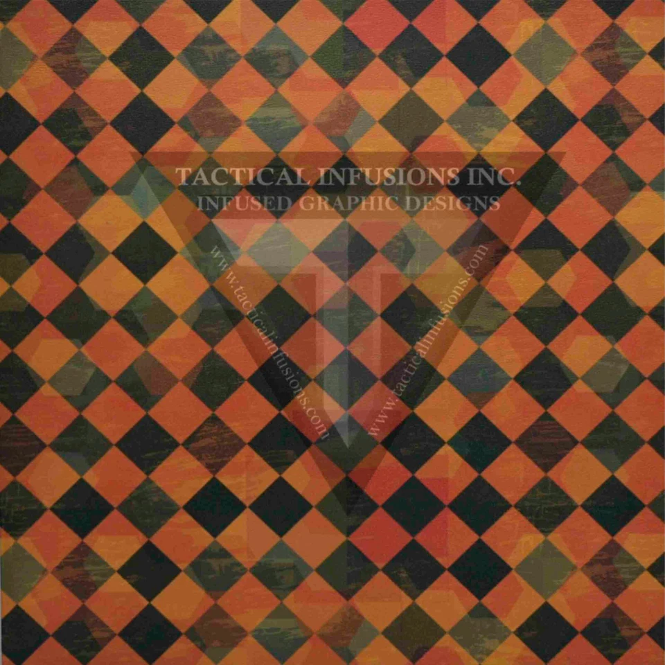 Kydex Orange Rhombus Pattern 11 7/8" x 7 7/8"  Foto 1 de 1