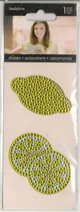 SandyLion - Citrons - Autocollants Bling découpés jaune - 2,75" x 1,75" - Neuf - Photo 1 sur 3