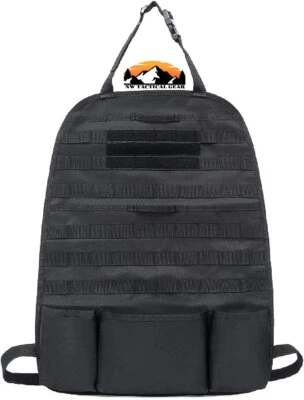 NW TACTICAL GEAR Tactical Car Seat Back Organizer Storage Military