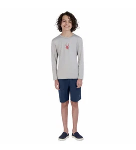 Kids Boys Spyder Swim 2 Piece Set (M 10/12) - Picture 1 of 5