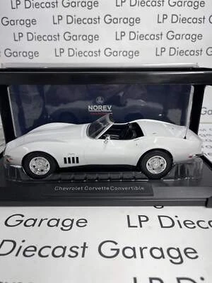 Chevrolet Corvette 1969 convertible Can Am blanco diecast 1:18 NOREV Foto 1 de 4