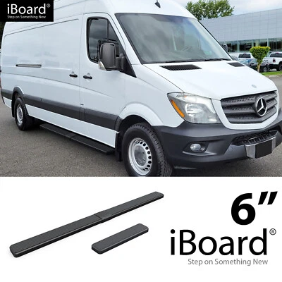 APS Stainless Steel 6in Side Step Fit 10-25 Dodge Mercedes-Benz Sprinter Foto 1 de 4