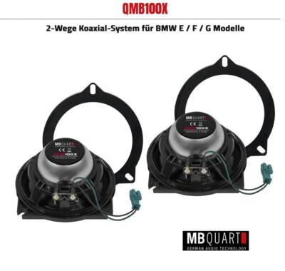 MB Quart QMB100X Coax 10cm (4”) Speaker Compatible with BMW X5 F85 SUV - Image 1 of 4