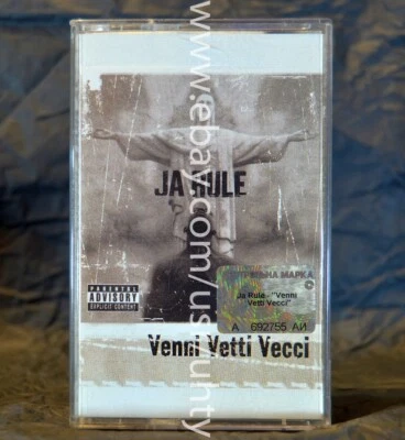 JA RULE VENNI.. DEBUT VERY RARE UKR ORIGINAL TAPE CASSETTE EAST COAST HIP HOP!! - Image 1 of 3
