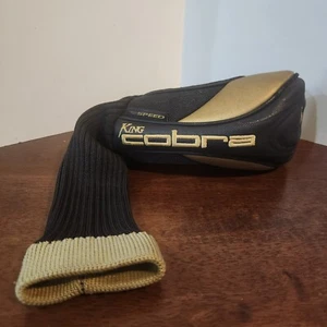 King Cobra Speed Fairway Wood Club Headcover Black Gold OEM Cover Hybrid Korea - Picture 1 of 5