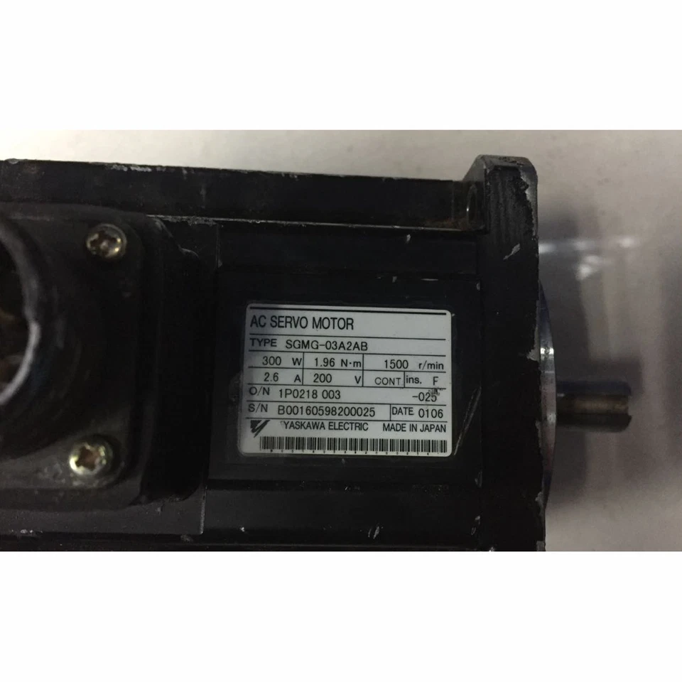 1PC 100% Test Used For Yaskawa servo motor SGMG-03A2AB Free Shipping#QW Foto 1 de 1