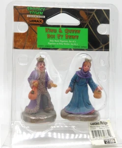 Lemax Spooky Town King and Queen 32665 Halloween Village Trick or Treaters & HTF - Picture 1 of 9
