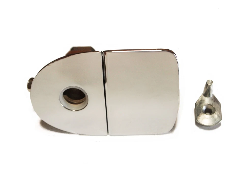 QSC Porsche 914 Manija de puerta cromada lado izquierdo del conductor Foto 1 de 1