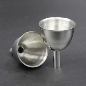 Stainless Steel Funnel Spices Essentail Oil Flask Funnel Wine Water Filter - Picture 1 of 12