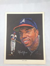 1966 Mack Jones, Atlanta Braves Union Oil Volpe 8.5 x 11 Portrait