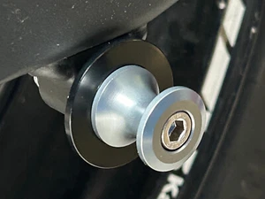 Yamaha YZF R1 1998-2024 PADDOCK STAND BOBBINS COTTON REELS SPOOLS REAR LIFTERS - Picture 1 of 10