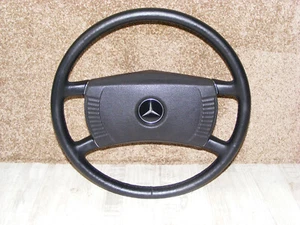 original Lederlenkrad Lenkrad 430mm Mercedes R107 W114 W115 W116 /8 neues Leder - Picture 1 of 8