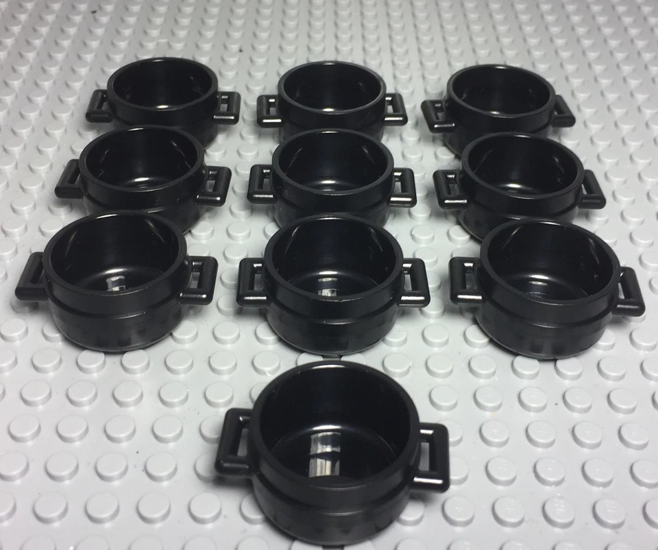 Lego 10 Piezas Caldero Negro/Ciudad/Amigos Figuras Comida Utensilios de Cocina Foto 1 de 1