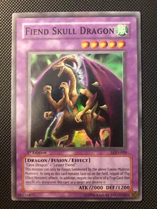 Yu-Gi-Oh! Fiend Skull Dragon, LOD-039, Super Rare, 1. Edition, Englisch, NM - Bild 1 von 6