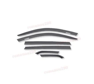 For BMW X3 2018-2024 Black Car Window Wind Visors Sun Rain Guard Vent Deflectors - Picture 1 of 6