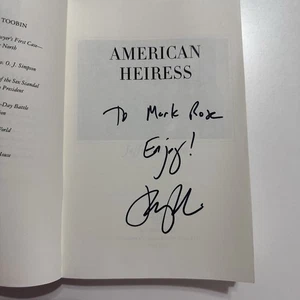 American Heiress SIGNED First 1st Edition Jeffrey Toobin Patty Hearst Kidnapping - Picture 1 of 11