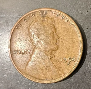 Rare 1956-D Lincoln Wheat Penny with Repunched Mintmark Error - L@@k - Picture 1 of 6