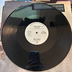 NEW ORDER Shellshock 12" Vinyl Single 1986 Promo VG+ - Picture 1 of 5