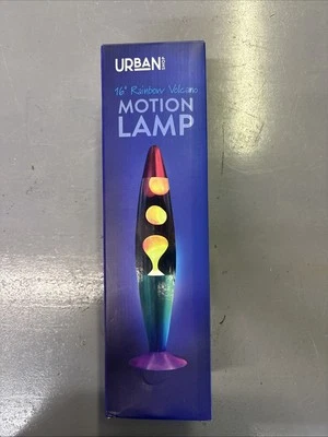 URBAN SHOP LAVA LAMP | 16" Rainbow Motion Volcano Lamp | NEW IN BOX - Image 1 of 4