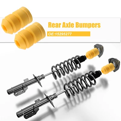 1pair Car Rear Jounce Axle Bumper 15295277 for Hummer H3 H3T 2006-2010 Yellow Foto 1 de 4