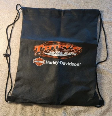 Mochila Harley Davidson Bolso de Cuerda Cartera Ruedas Thiels Upper Sandusky Ohio 2017 Foto 1 de 4