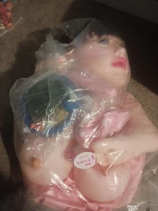 Vibrating Life-Size Blowup Doll with Remote Control, Outfit, Air Pump, Realistic - Picture 1 of 11