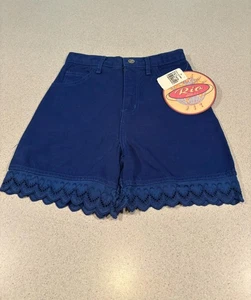 NWT..."RIO" girl's shorts with lace accents, size 12 - Picture 1 of 7