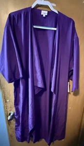 Shirley Lularoe Chiffon Kimono Swim cover Up Lavender Purple Size L NWT - Picture 1 of 4