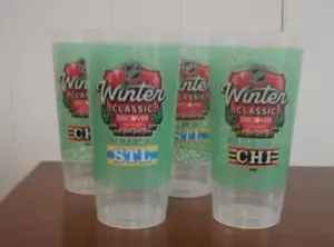 2025 NHL Winter Classic Souvenir Cup No Lid Blackhawks Vs Blues Wrigley SET OF 4 - Picture 1 of 6