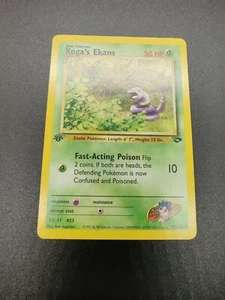 Koga's Ekans | NM/M | Gym Challenge 1st Edition 77/132 | Common | Pokemon - Picture 1 of 2