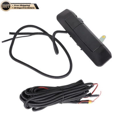 Manija de puerta trasera Silscvtt con cámara de reversa negra para Toyota Tacoma 2005-2014 Foto 1 de 4