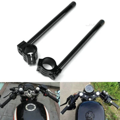 54MM CNC Handle Bar Clip On Ons For BUELL X-1 Lightning FIREBOLT 1125 ALL BB — 第 1/4 张图片