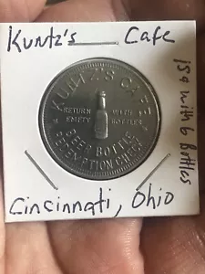 Trade Token - Kuntz’s Café - Dayton & Cincinnati, Ohio - Imagen 1 de 8
